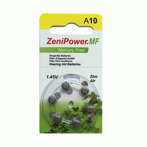 Zenipower Mercury Free Hearing Aid Batteries (QTY 60)  Size 10 - Hear for Less