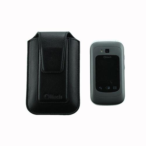 Olitech Easy Pouch Leather Flipstyle Protective Cover Black - Hear for Less