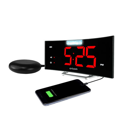 Oricom WNS100 Wake n Shake Loud Alarm With Jumbo Display - Hear for Less