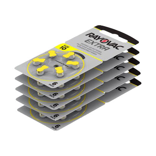 Rayovac Extra Mercury Free Hearing Aid Batteries (QTY 30)  Size 10