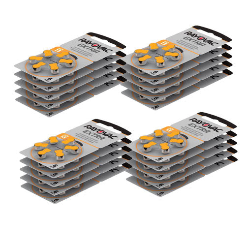 Rayovac Extra Hearing Aid Batteries (QTY 120)  Size 13