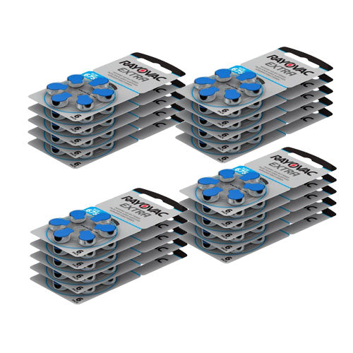 Rayovac Extra Mercury Free Hearing Aid Batteries (120 QTY) Size 675