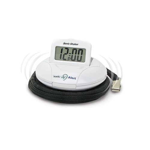 Sonic Boom Wake 'n' Shake Travel Alarm Clock
