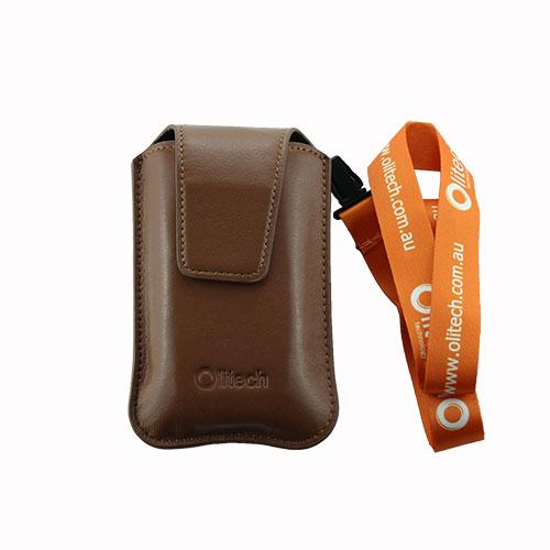 Olitech EasyMate2 Leather Protective Pouch Brown - Hear for Less