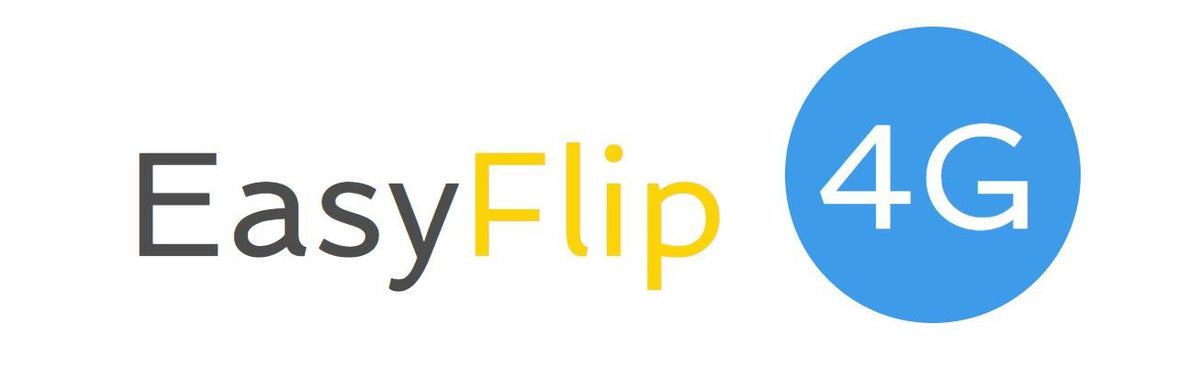 Olitech EasyFlip 4G Unlocked Mobile Phones Seniors Elderly Big Button - Hear for Less