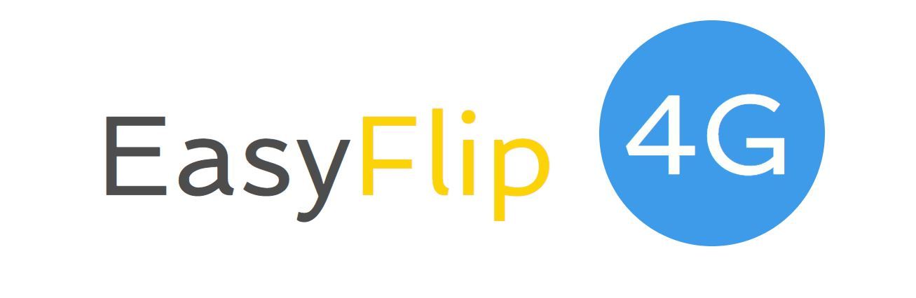 Olitech EasyFlip 4G Unlocked Mobile Phones Seniors 16GB MicroSD - Hear for Less