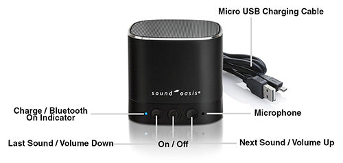 Sound Oasis BST-80-20T Bluetooth Tinnitus Sound Therapy System