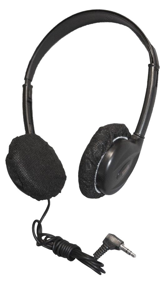 Disposable Sanitary Headphone Covers - Black