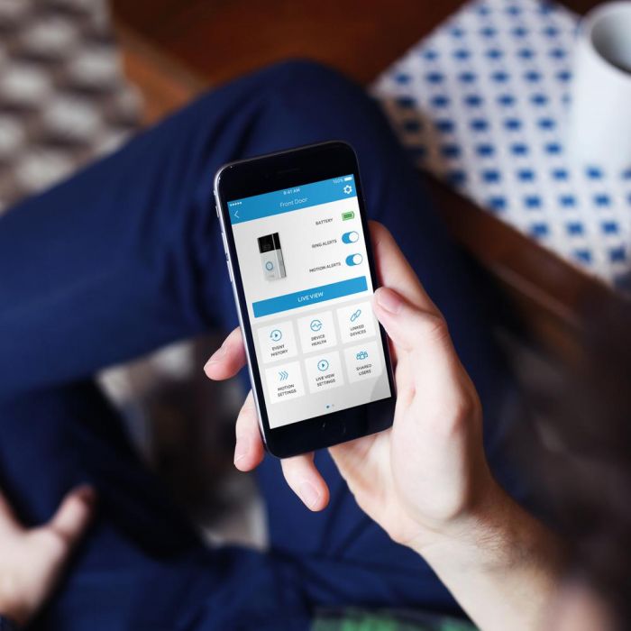 Ring Battery Video Doorbell Plus 1536P HD Bellman Bundle