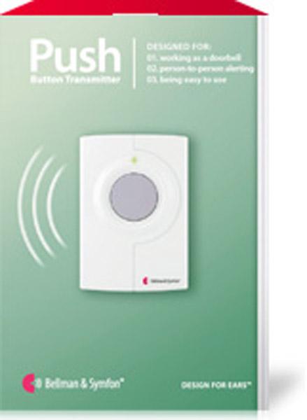 Bellman & Symfon Visit Push Button Transmitter - Hear for Less